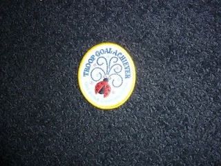 Girl Scout Troop Goal Achiever ladybug patch   2004 cookies