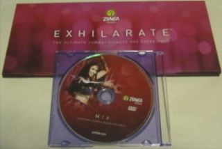 ZUMBA EXHILARATE  MIX DVD BODY SHAPING SYSYEM DVD LOSE WEIGHT DVD
