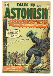   to Astonish #37, Marvel 1962, Lee/Kirby, 3rd Ant Man in costume VG+