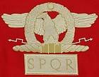 Roman Empire legionary auxiliary flag vexillum standard eagle SPQR 