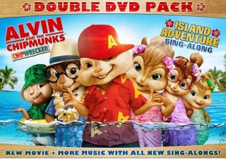 Alvin and the Chipmunks Chipwrecked DVD, 2012, 2 Disc Set