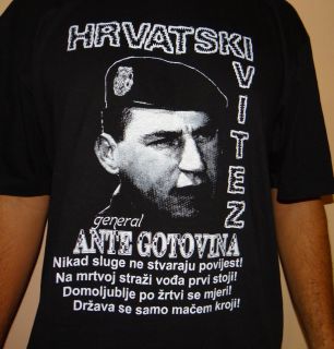 Ante Gotovina, Croatia, war, t shirt