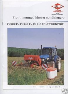 2003/04 KUHN FRONT MOUNTED MOWER CONDITIONERS BROCHURE