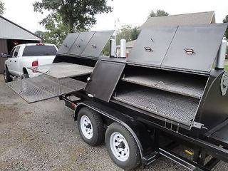 BBQ SMOKER 11,502 sq in 80 sq ft. TRAILER PORTABLE PIT HOG PIG COOKER 