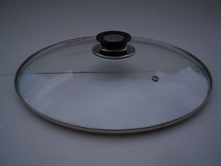   Tempered Glass Lid for Fry Pans or Pots 30 cm (12 inch) Diameter NEW