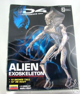 Alien Exoskeleton, Independence Day 4 Plastic Model Kit