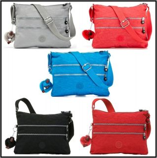 Kipling Alvar Cross Body Bag HB4061 Black/Espresso/Red/True Blue/Neon 