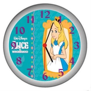 New Alice In Wonderland Decor Wall Clock White