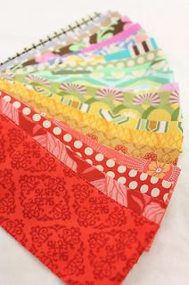 Rainbow Amy Butler MODA Jelly Design Roll 20   2.5  Quilt Fabric 