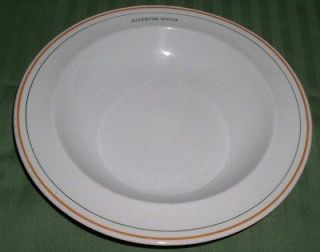 Co. SYRACUSE China ALLERTON HOUSE HOTEL 10 Rimmed Bowl