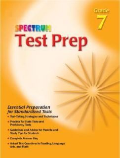 Spectrum Test Prep, Grade 7 by Alan C. Cohen, Ruth Mitchell, Dale 