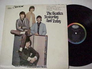 Beatles Yesterday and Today Butcher Cover Pasteover LP Record Album 