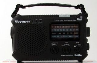 Hand Crank Radio Shortwave AM FM 3 Way Power Kaito KA 500 Solar 