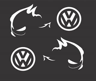 VW Volkswagen fast tail Decals Stickers Vdub window Graphic lot 4 GTI 