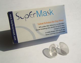   Nasal Filter Dust Mask Pollen Allergy Ease Reliever 1 Pack/ Size III