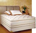 SERTA PEDIC TWIN BOX SPRING AND MATTRESS SET INCLUDES BED FRAME