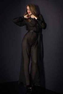 BNWT AGENT PROVOCATEUR Black Silk Martine Jumpsuit (£595) Sz 2 3 4 