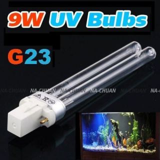 New 9W 9 WATT UV UVC G23 Base Light Tube Bulb Lamp