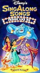 Disneys Sing Along Songs   Aladdin Friends Like Me VHS, 1993