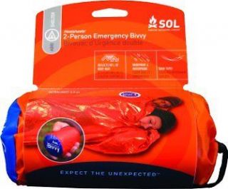 SOL 2 Person Emergency Bivvy  Shelter, Sleeping Bag, Camping, Survival 