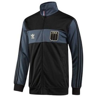 Adidas Originals E12 Collegiate Italy Men XL Track Jacket Top Black 