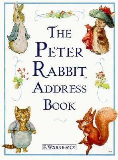 The Peter Rabbit Address Book by Beatrix Potter 1987, Hardcover