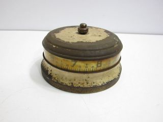 VINTAGE 1930S MYSTERY TAPE MEASURE WINDUP CLOCK BY LUX (??)