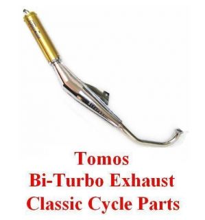 Tomos A55 BiTurbo Bi Turbo Muffler Exhaust Arrow Targa LX Sprint ST