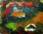 JULES AGARD (1905 1986) Signed c. 1964 Original Oil on Canvas Painting 