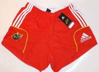 Munster Rugby Shorts Official Licensed Product by Adidas Sizes 38 to 
