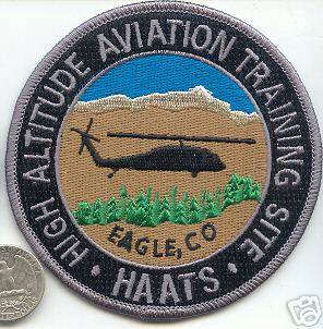 High Altitude Aviation Training Site Patch US Army Navy Air Force 