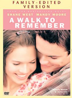 Walk to Remember DVD, 2002, Family Edited Version