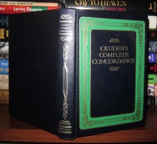 Cruden, Alexander CRUDENS COMPLETE CONCORDANCE TO THE OLD AND NEW 