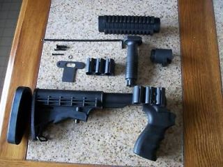 Mossberg 500 Complete Tactical Stock W/3 Rail Forearm