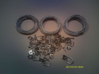 20 D Ring Picture Frame Hangers 20 Screws 27 wire