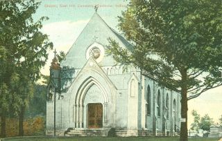 Rushville,IN. The Chapel at East Hill Cemetery 1910