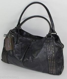   Purse Handbag Elegant Studded Detail Faux Leather David Jones CM 2116