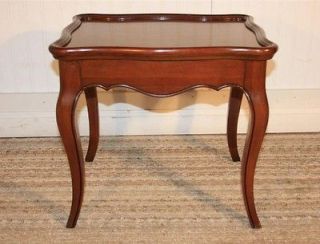 Small Vtg French Style Cherry Ocassional Table by Townsend Henredon 