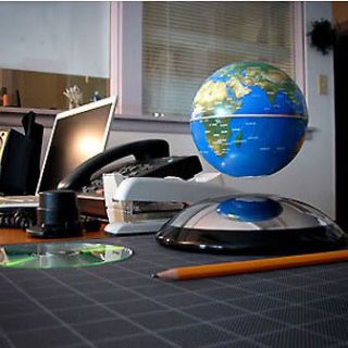   Floating Globe Coolest Unique Special Birthday Office Home Decor Gift