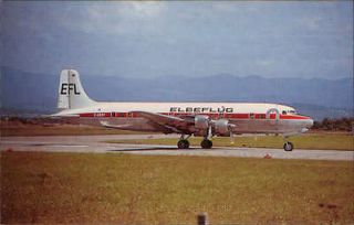 POSTCARD   Elbeflug Douglas DC 6 D ABAY