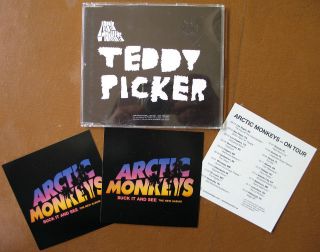 ARCTIC MONKEYS 07 Teddy Picker UK radio PROMO 2trk +Suck & See PROMO 