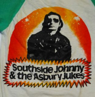 VINTAGE SOUTHSIDE JOHNNY & THE ASBURY JUKES T  SHIRT 1970S XS 