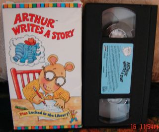 Arthurs Writes A Story & Locked In The Library Vhs Unlimited Ship 