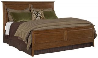 NEW Kincaid Cherry Park King Panel Bed SOLID WOOD
