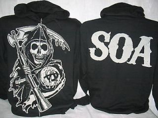 Sons of Anarchy Hoodie Sweatshirt SAMCRO TV Show New XXL 62