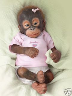 So Truly Real ASHTON DRAKE UMI Orangutan MONKEY Doll