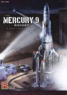 NEW Pegasus Hobbies 1/350 Mercury 9 Rocket 9103 NIB