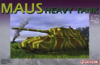 Dragon 1/72 7255 WWII German Heavy Tank Maus + Bonus Feature