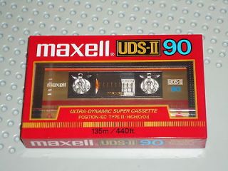 MAXELL UDS II 90 CASSETTE TAPE (SEALED )