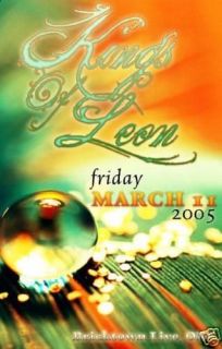 KINGS OF LEON promotional CONCERT POSTER collectible